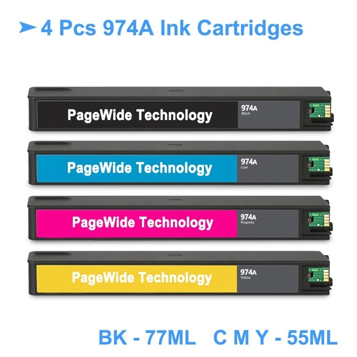 Cartucho de tinta pigmentada remanufaturado HP 974A