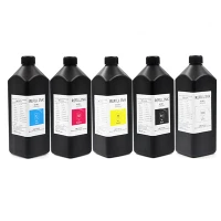 Cola adesiva de etiqueta de cristal UV DTF - cola UV transparente para etiquetas